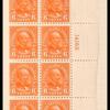6c red orange James Garfield block of twenty