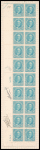 11c light blue Rutherford B. Hayes block of twenty