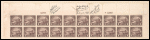 $1 violet black Lincoln Memorial block of twenty