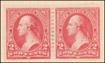 2c carmine Washington pair