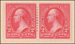 2c carmine Washington pair