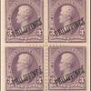 3c purple Jackson block of four