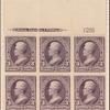 3c purple Jackson block of six