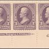 3c purple Jackson strip of three