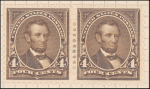 4c dark brown Lincoln pair