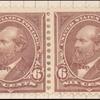 6c dull brown Garfield pair
