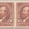 6c dull brown Garfield pair