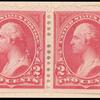 2c carmine Washington horizontal pair