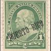 1c deep green Franklin single