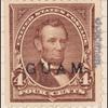 4c lilac brown Lincoln specimen single