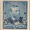 5c dark blue Grant single