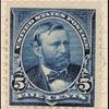 5c dark blue Grant single