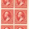 2c red Washington specimen booklet pane of six