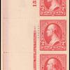 2c carmine Washington strip of three