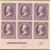 3c purple Jackson block of six