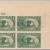 1c dark yellow green Jacques Marquette on the Mississippi block of four