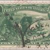 1c dark yellow green Jacques Marquette on the Mississippi single