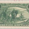 1c dark yellow green Jacques Marquette on the Mississippi single