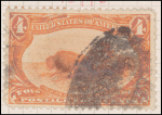 4c orange Indian Hunting Buffalo single