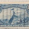 5c dull blue John Charles Fremont on the Rocky Mountains single