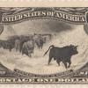 $1 black Western Cattle in Storm single