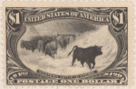 $1 black Western Cattle in Storm single