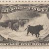 $1 black Western Cattle in Storm single