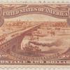 $2 orange brown Mississippi River Bridge single