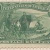 1c dark yellow green Jacques Marquette on the Mississippi single