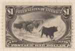 $1 black Western Cattle in Storm single