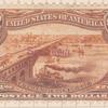 $2 orange brown Mississippi River Bridge single