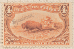 4c orange Indian Hunting Buffalo single