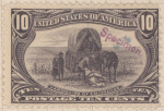 10c gray violet Hardships of Emigration single