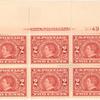 2c carmine William Seward block of six