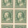 1c green Franklin booklet pane of six