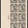 2c black Warren Harding block of twenty