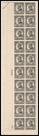 2c black Warren Harding block of twenty