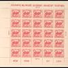 2c carmine rose Battle of White Plains sheet of twenty-five