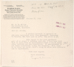 Letter from Eugene Klein to Benjamin K. Miller