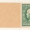 1c green Franklin horizontal strip of four
