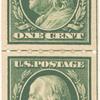 1c green Franklin pair