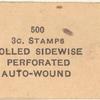 1911 3c Coil Stamp Wrapper