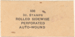 1911 3c Coil Stamp Wrapper