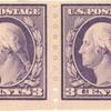 3c deep violet Washington pair