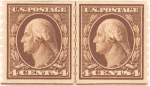 4c brown Washington pair