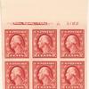 2c carmine Washington block of six