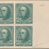 10c dark green Webster block of four