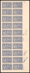 10c gray violet Motorcycle Delivery block of twenty