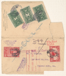 Variety of Parcel Post Issues on cover