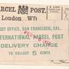 International Parcel Post labels